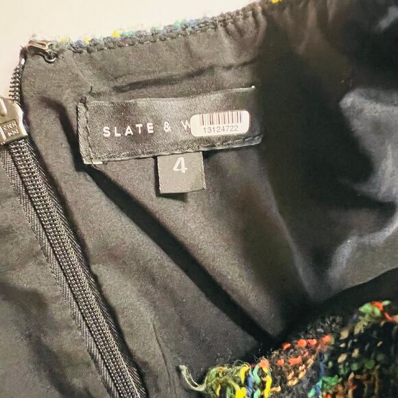 Slate & Willow Multicolored Classic Plaid Sleeveless Fit And Flare Dress Size 4 - Picture 6 of 11